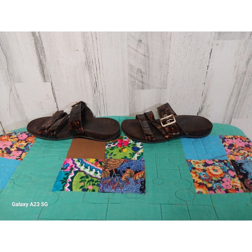 Vionic Skylar Brown Tortoise Print Orthopedic Com… - image 4